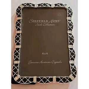 SHEFFIELD HOME JEWEL COLLECTION Photo Frame - Australian Crystal - 4x6 NWOT
